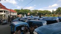 Tolak Jalur Satu Arah di Kayutangan Heritage, Ratusan Angkot di Malang Blokade Jalan 