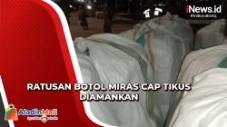 Ratusan Botol Miras Cap Tikus Diamankan Petugas KM Sinabung
