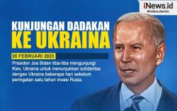 Infografis Joe Biden Kunjungan Dadakan ke Ukraina
