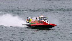 Pembalap F1 PowerBoat Ikuti Latihan Bebas di Danau Toba