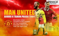 Infografis Manchester United Akhiri 6 Tahun Puasa Trofi usai Juara Piala Liga Inggris 
