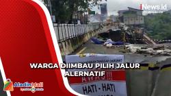 Warga Diimbau Pilih Jalur Lain Selama Pembangunan Jembatan Darurat di Cikreteg