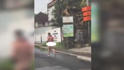 Bule Rusia Telanjang di Ubud Diduga Depresi, Sempat Ambil Barang Art Shop