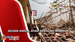 Hujan Angin, Atap Ruang Kelas SDN 3 Sukagumiwang Indramayu Ambruk