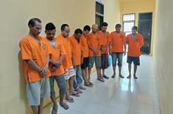  Polres Aceh Utara Tangkap 9 Pengedar Sabu-Sabu<