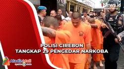 29 Tersangka Kasus Peredaran Narkoba Ditangkap Polisi di Cirebon