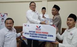 Salurkan Sembako ke Ponpes Darul Falah Cianjur, TGB Harap Partai Perindo Bisa Lebih Kokoh