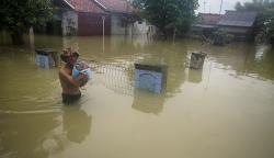 Puluhan Ribu Jiwa Terdampak Banjir di Karawang
