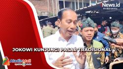 Jokowi Kunjungi Pasar Baleendah, Ribuan Warga Berebut Kaos