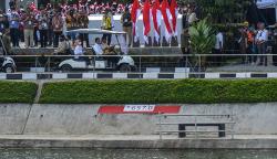 Presiden Jokowi Resmikan Kolam Retensi Andir