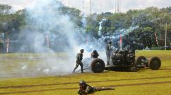 Reuni Arhanud 15 DBY, Sejumlah Jenderal Disuguhi Aksi Sigap Prajurit Operasikan Ranpur