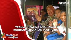 Jalani Trauma Healing, Puluhan Anak Korban Kebakaran Plumpang Diajak Bermain di Kapal Perang TNI AL
