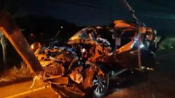 Pj Bupati Aceh Timur Kecelakaan, Mobil Pajero Ringsek Usai Tabrak Truk