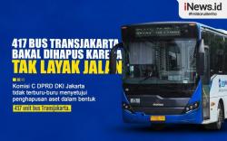 Infografis 417 Bus Transjakarta Bakal Dihapus karena Tak Layak Jalan