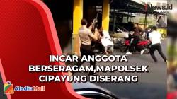 Incar Anggota Berseragam,Mapolsek Cipayung Diserang OTK Bawa Parang