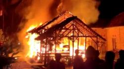 Ditinggal ke Rumah Saudara, Rumah di Way Kanan Ludes Dilalap Api