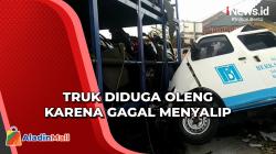 Sopir Ambulans Tewas Terjepit setelah Ditabrak Truk di Pangandaran<