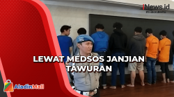 Gunakan Medsos untuk Janjian, Puluhan Pelaku Tawuran Bersenjata Tajam di Jakarta Utara Ditangkap<