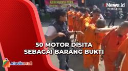 Penggerebekan Markas Komplotan Pencuri Motor di Cimahi, 22 Orang Diamankan<