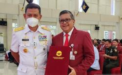 Sekjen PDIP Hasto Kristiyanto Lulusan Terbaik Unhan 2023, IPK 4,00