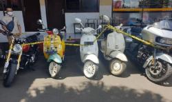 Kendaraan Crazy Rich Wahyu Kenzo yang Disita Polisi Harganya Fantastis, Ada Vespa Rp465 Juta