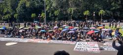 Tolak Uang Pangkal, Ratusan Mahasiswa UGM Unjuk Rasa