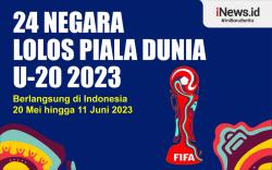 Infografis Daftar 24 Negara yang Lolos Piala Dunia U-20 2023