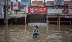 Banjir Kabupaten Tangerang Ketinggian Air Capai 1,2 Meter