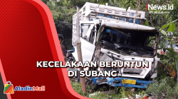 Kecelakaan Beruntun di Subang, Satu Pengendara Motor Tewas
