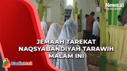 Puluhan Jemaah Tarekat Naqsyabandiyah di Kota Padang Gelar Salat Tarawih Malam Ini