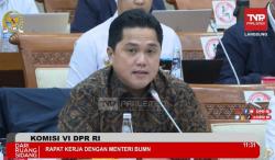 Rapat Kerja dengan DPR, Erick Thohir Minta Relokasi Depo Pertamina Plumpang Dibahas Tertutup 