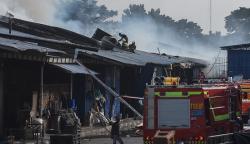 Gudang Sembako Kebakaran di Cipinang, 21 Mobil Damkar Dikerahkan
