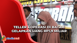 Tergiur Hidup Mewah, Teller Koperasi di Batam Gelapkan Uang Rp1,9 Miliar