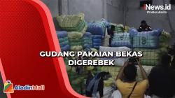 Gudang Pakaian Bekas di Jambi Digerebek, 134 Bal Diamankan<
