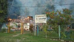 Kebakaran TK di Jayapura, 3 Ruang Kelas dan Kantor Hangus