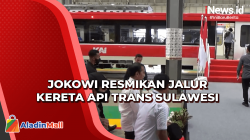 Presiden Jokowi: KA Trans Sulawesi Akan Sambungkan Makassar hingga Manado