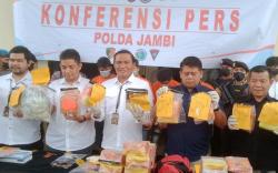Polda Jambi Gagalkan Penyelundupan Narkotika Senilai Rp42 Miliar asal Pekanbaru
