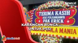 Karangan Bunga Banjiri Kantor PSSI Pascagagal Selenggarakan Piala Dunia U-20