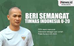 Infografis Kurniawan Dwi Yulianto Beri Semangat Timnas Indonesia U-20