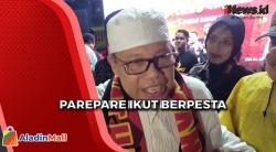  Meski Hujan, Suporter PSM di Parepare Berpesta Sambut Juara