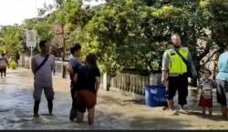  Sungai Cisanggarung Meluap, Ratusan Rumah 4 Desa di Losari Brebes Tergenang Banjir