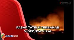 Kebakaran Hebat Landa Pasar Tatelu Minahasa Utara