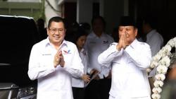 Momen Hary Tanoe Temui Prabowo Subianto di Jalan Kertanegara