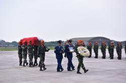 Gugur saat Latihan, Sertu Agung Dilepas dengan Upacara Militer di Lanud Halim