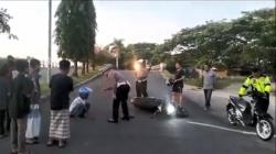 Polisi Bubarkan Aksi Balap Liar di Muna, 1 Pemotor Jatuh