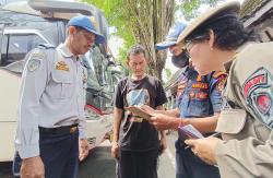 Dishub DIY Ramp Check Bus AKAP di Terminal Wates Pastikan Kendaraan Laik Jalan