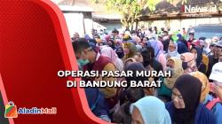 Emak-Emak Serbu Operasi Pasar Murah Ramadan di Bandung Barat