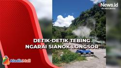 Ngeri! Tebing Ngarai Sianok Longsor Pascagempa di Bukittinggi