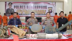 Ungkap 5 Kasus PETI, Polres Bengkayang Tetapkan 19 Tersangka
