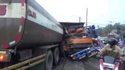 Kecelakaan Maut di Sukabumi Hari Ini, Truk Kecap Ringsek 1 Tewas 1 Luka<